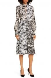 Kennedy Long Sleeve Tiger Print Dress at Nordstrom